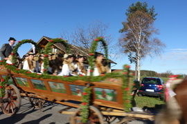 Leonhardifahrt in Murnau jährlich im November